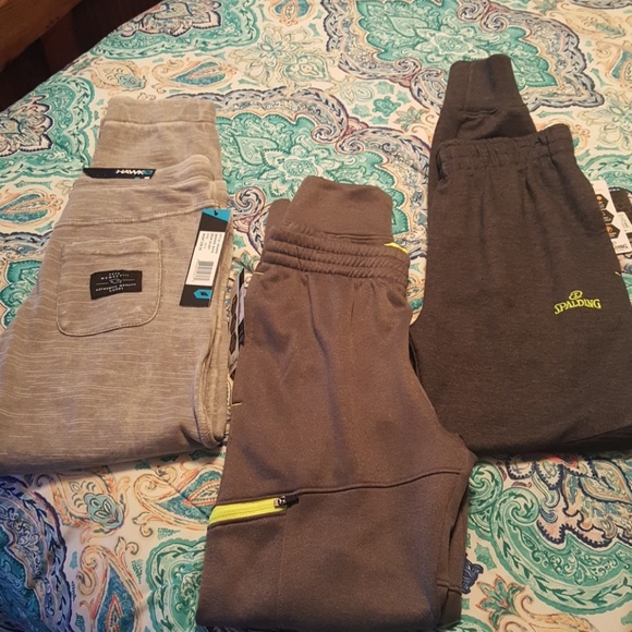 Spalding & Tony Hawk Boy's Jogger Bundle Grey - Picture 1 of 5